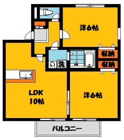 サンハイムの間取り