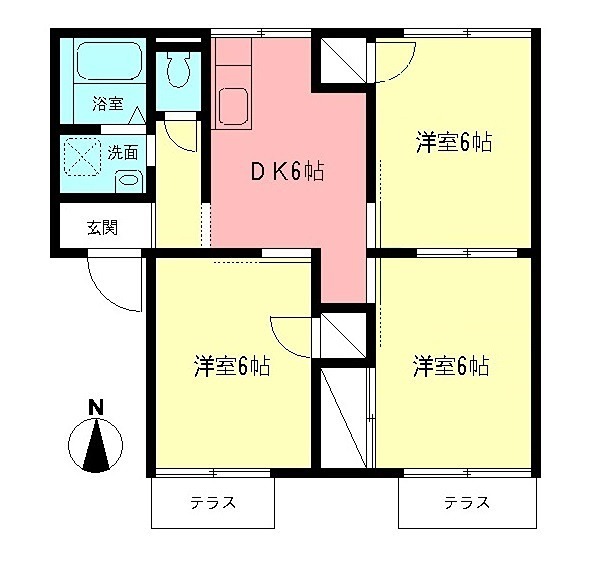 ロイヤルパレスＡの間取り