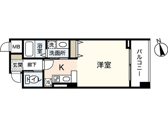 カサ・ヴェルデ八丁堀の間取り