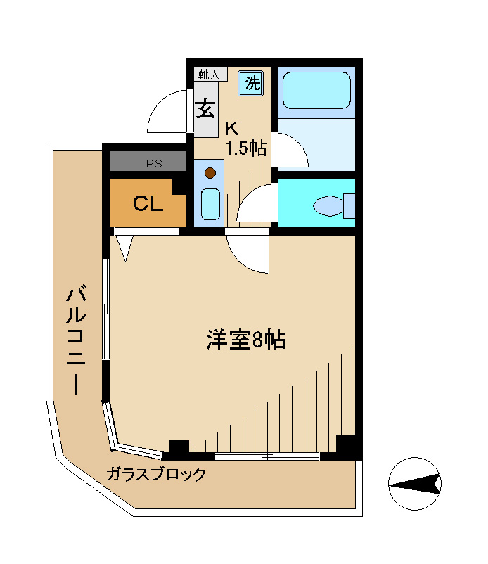 メゾングレイスの間取り