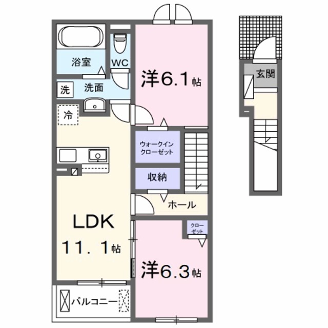 メゾンリアンの間取り