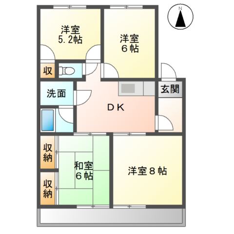 ロイヤルハイムの間取り