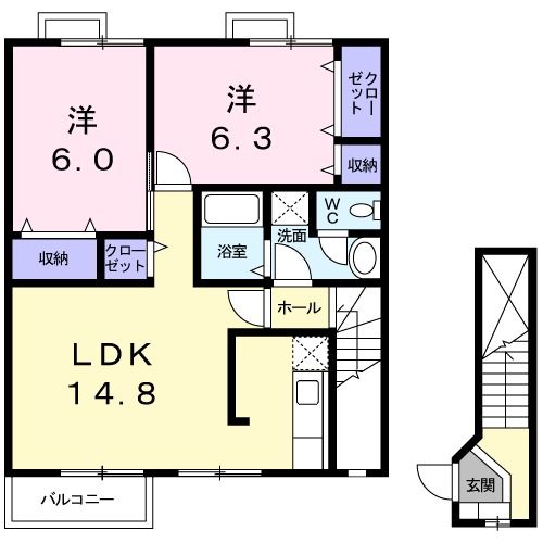 スマイルハウスの間取り