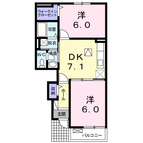 グリーンコート・Iの間取り