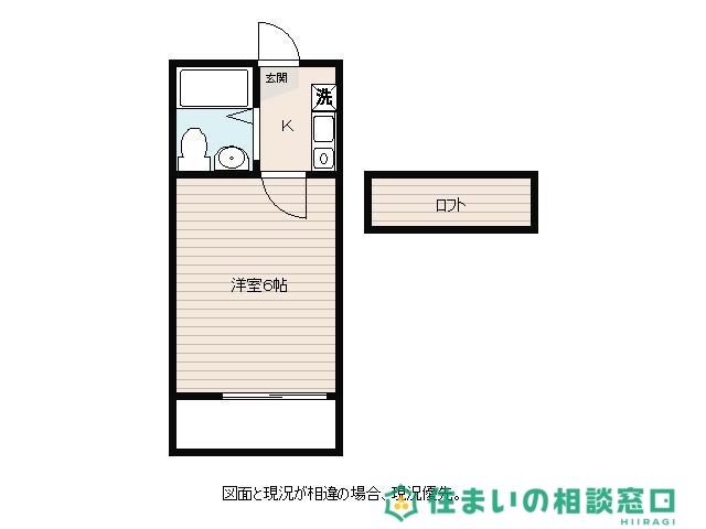 岡崎市上和田町のアパートの間取り