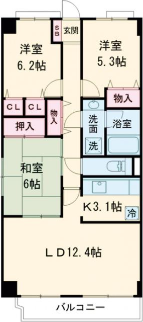 ベルグランデの間取り