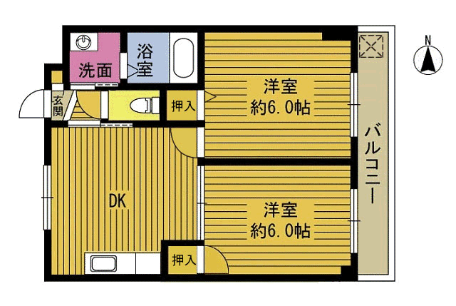 セドールＫの間取り