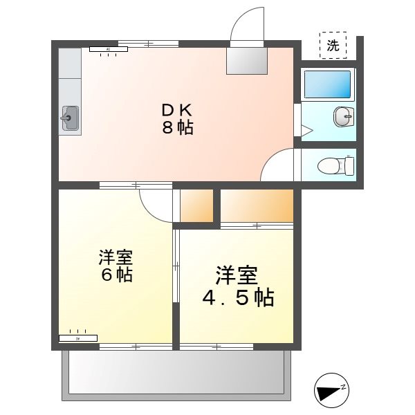 カナディアンハイツあきの間取り