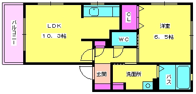 エストレージャＫの間取り