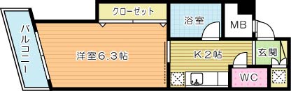 メゾンド高峰の間取り