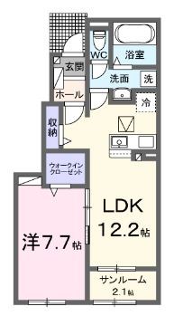 パディ　ハウスIIの間取り