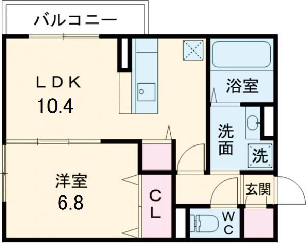 堺市堺区寺地町東のアパートの間取り