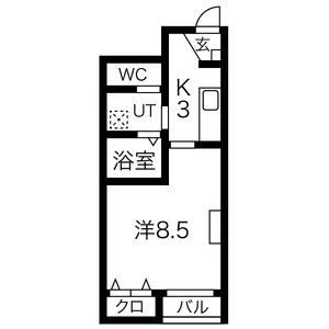 柴田郡大河原町字新東のアパートの間取り