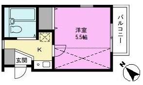 アネックス吉川２期の間取り