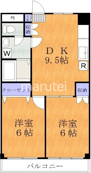 エムビルコーポの間取り