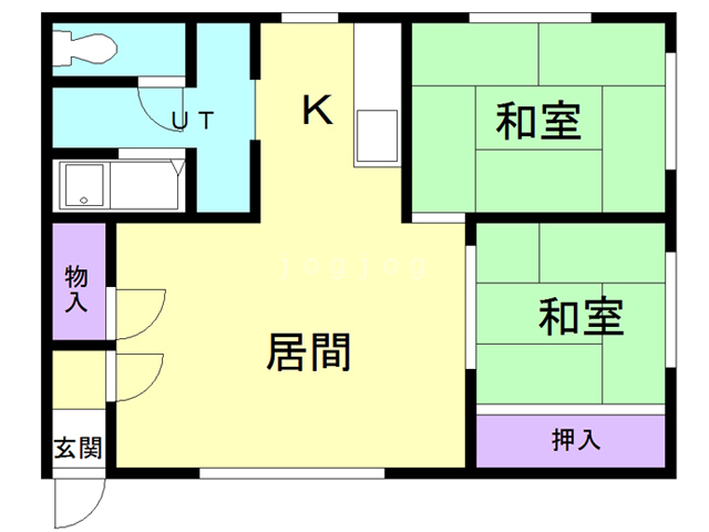 東峰ハイツの間取り