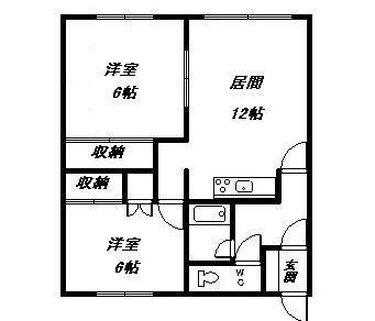 コーポ小林の間取り