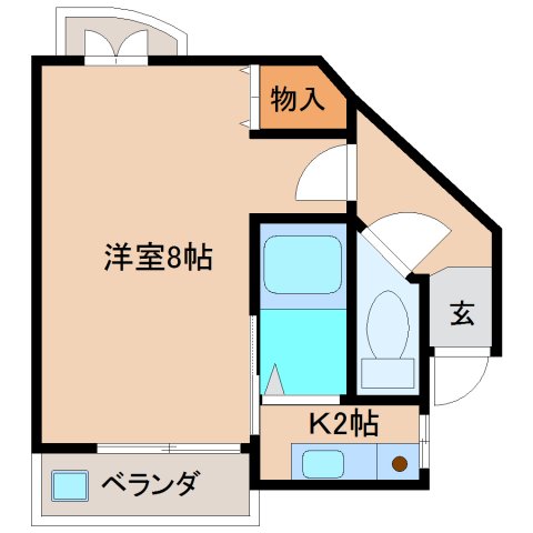 【奈良市学園中のマンションの間取り】