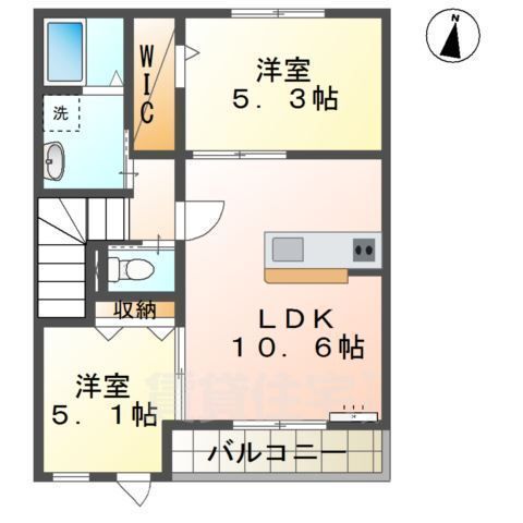 カーサフェリーチェの間取り