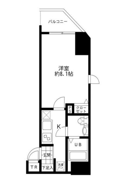 モーニングサイド銀座の間取り