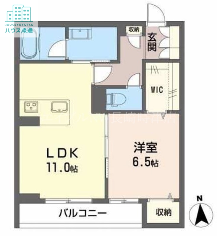 シャーメゾン　ラヴニーナ　セカンドの間取り