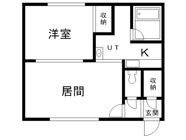 カメリアハウスの間取り