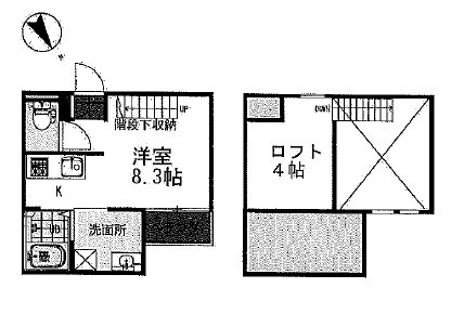 コスモハイツ安城Ａの間取り