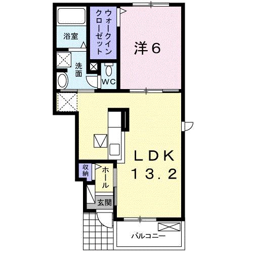 浅口郡里庄町大字新庄のマンションの間取り