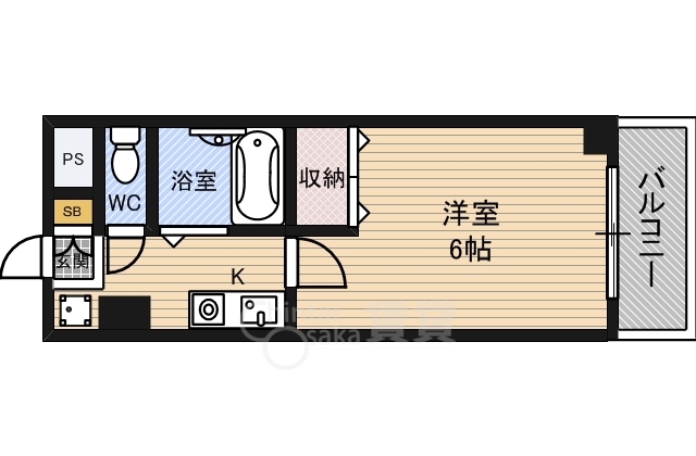 コート十三の間取り