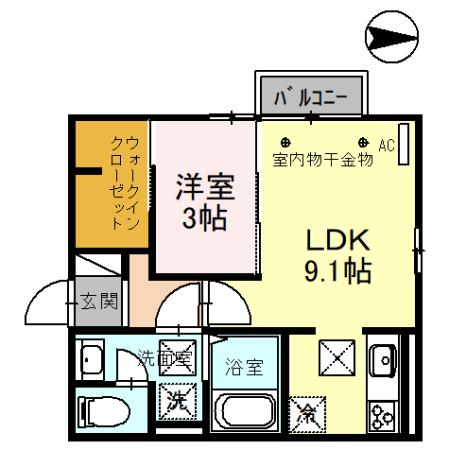 クレシア山総IIの間取り