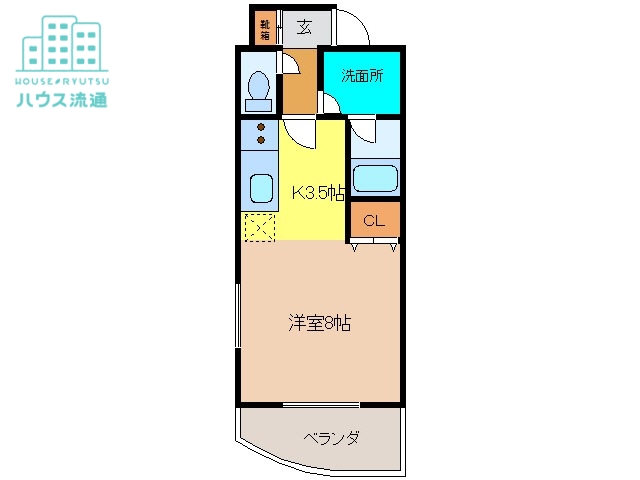 モンパルト万屋の間取り