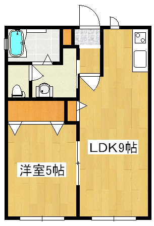 ハイツクレバー102の間取り