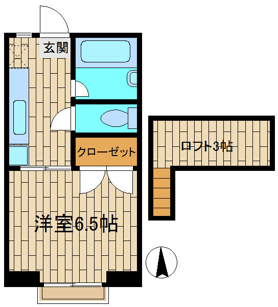 サンエクセルの間取り