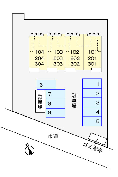 【八王子市下柚木のアパートのその他】