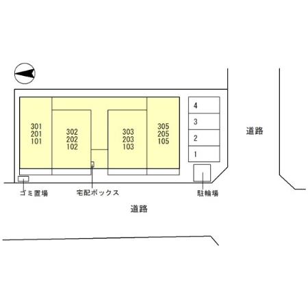 【富山市古鍛冶町のアパートのその他】