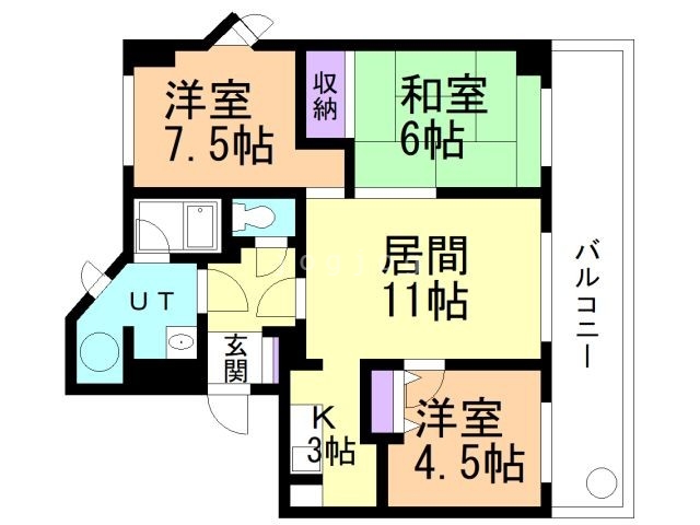 双葉ハイツの間取り