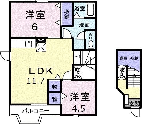 ブルーム・ミヤケの間取り