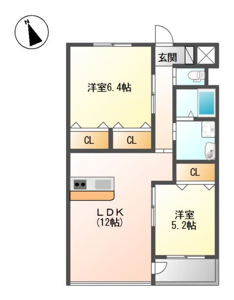 シャルールIの間取り