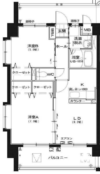 サンモール キリシマの間取り