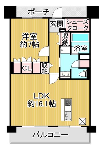 セントラルステージ伊丹駅前の間取り