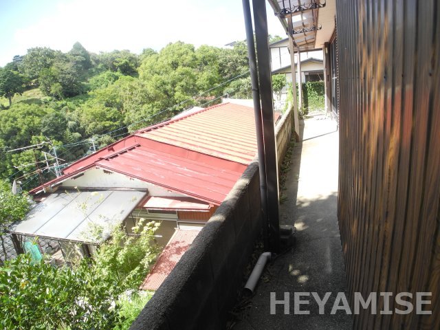 バルコニー　庭