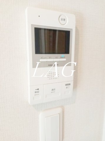 セキュリティ　モニター付きインターフォンです。