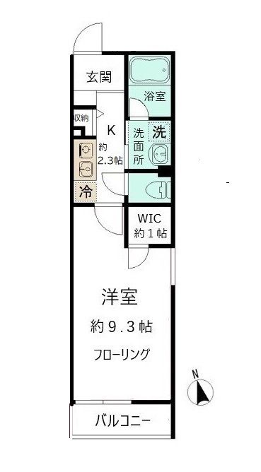 レオ四拾六番館の間取り写真