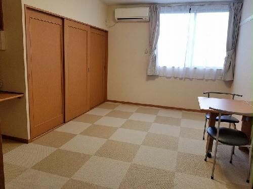 レオパレスラフィネIIの居間写真