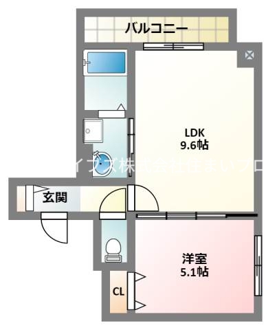 クリエオーレ萱島東の間取り写真