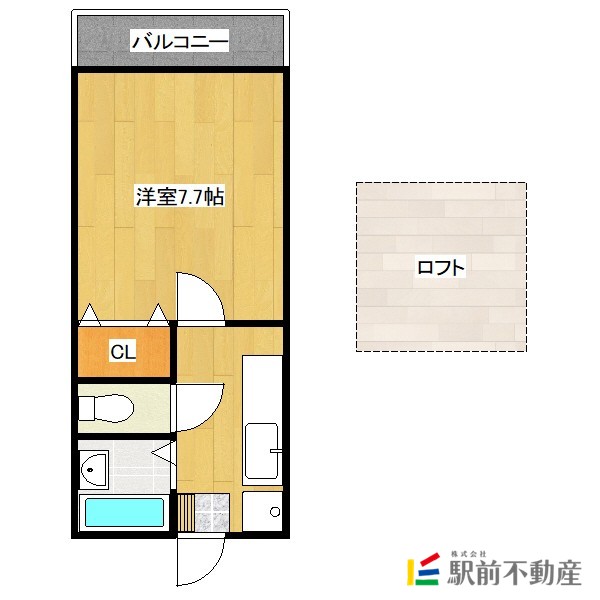 レッドハウス福益Ｂの間取り