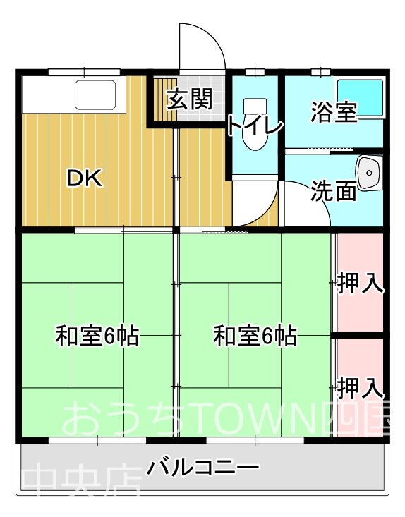 ひまわり荘の間取り