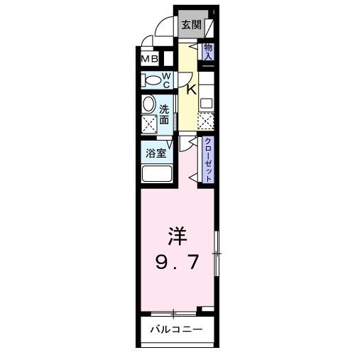 リバーバッグ　IIの間取り