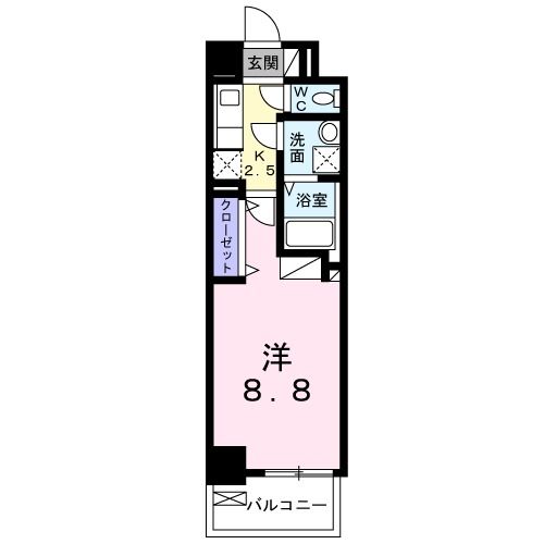 飯能市栄町のマンションの間取り