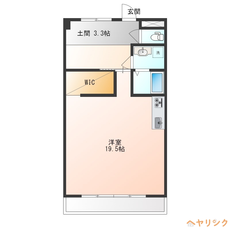 名古屋市名東区牧の里のマンションの間取り